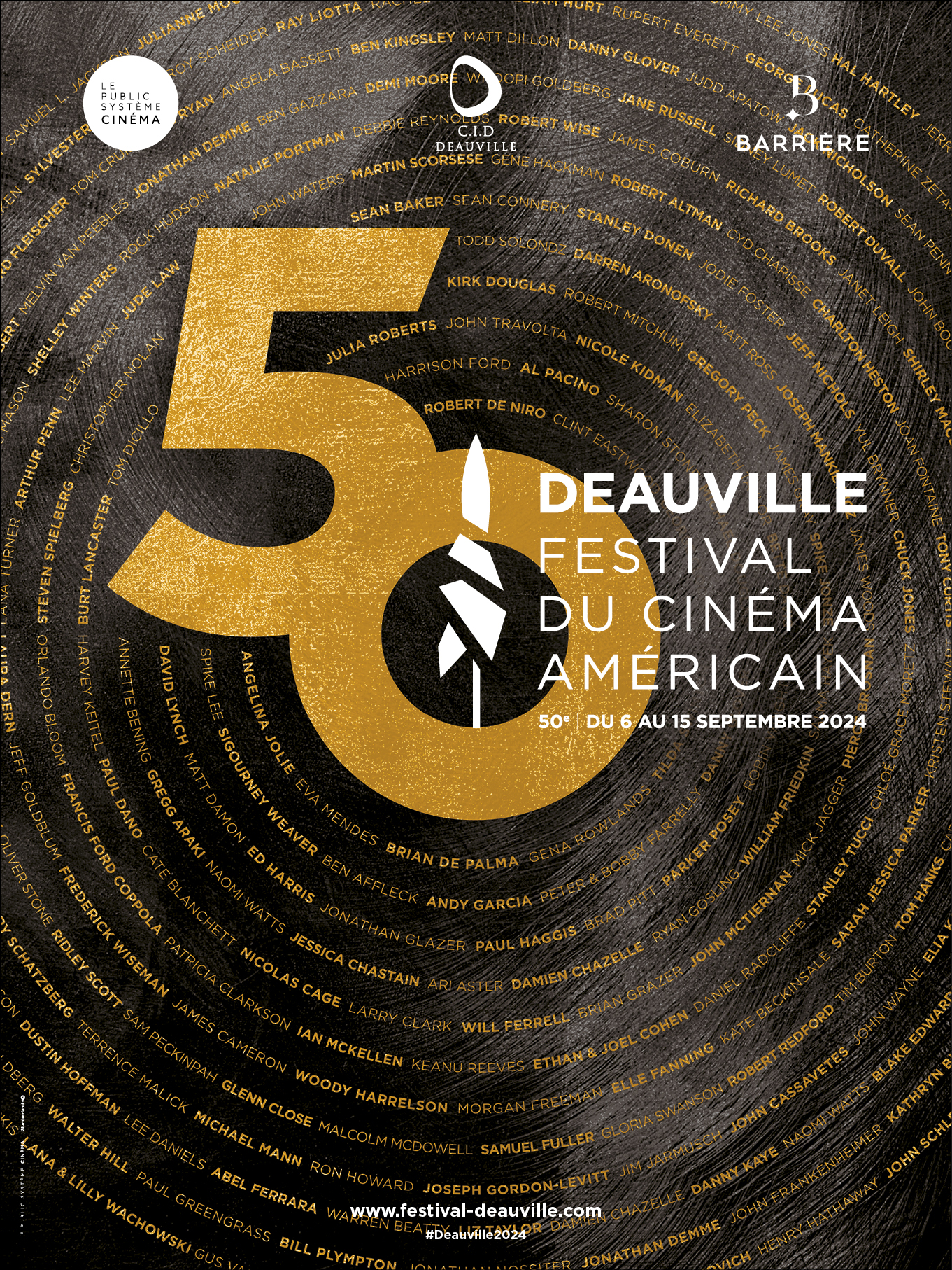 Affiche 50e festival de Deauville