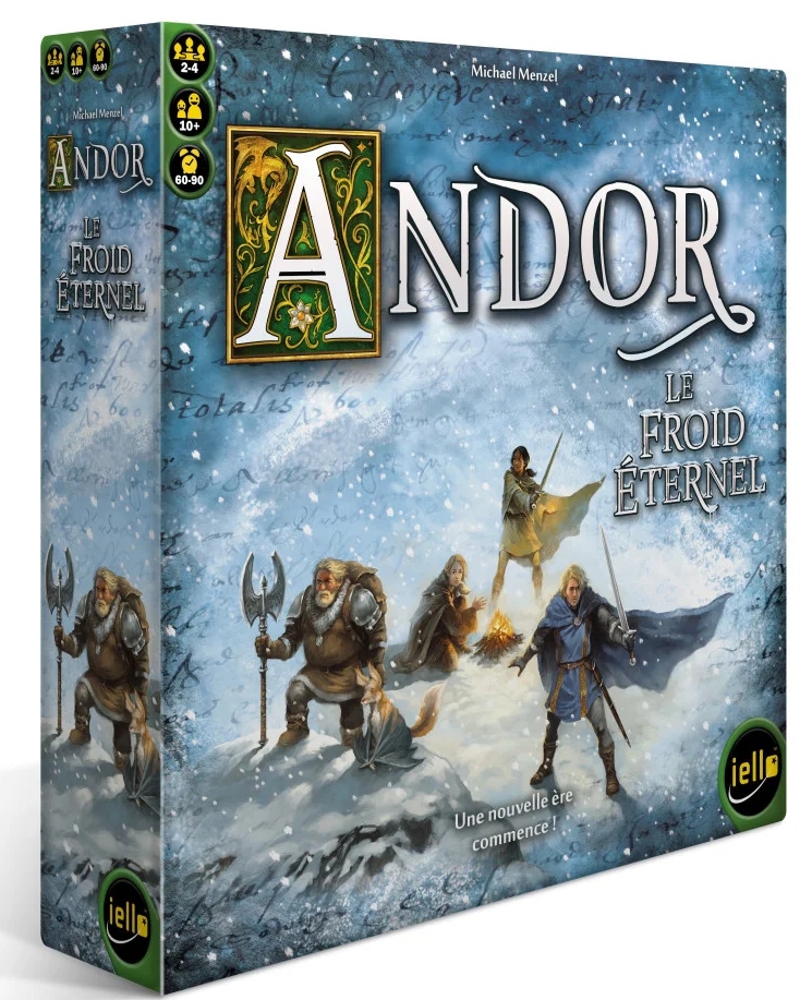 Image de quatre aventuriers sous le blizzard