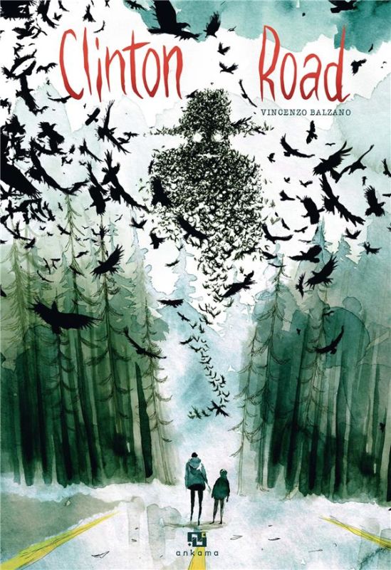 Image de deux personnes avançant vers la forêt