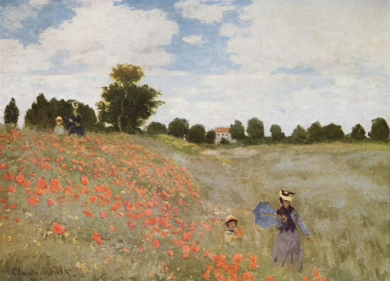 Les coquelicots, de Claude Monet