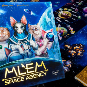 Un jeu de société avec des chats astronautes