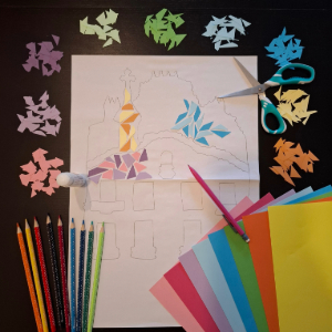 papiers de couleur