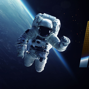 Un astronaute dans l'espace