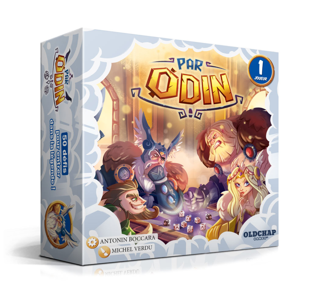 Image du jeu avec les dieux vikings lançant des dés