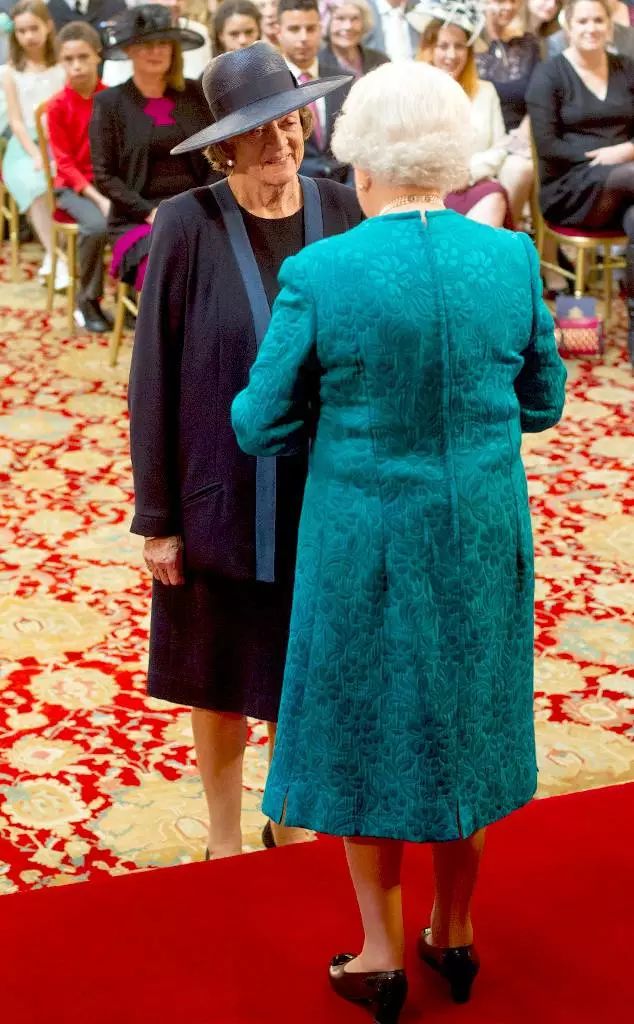 Maggie Smith et la reine Elizabeth II