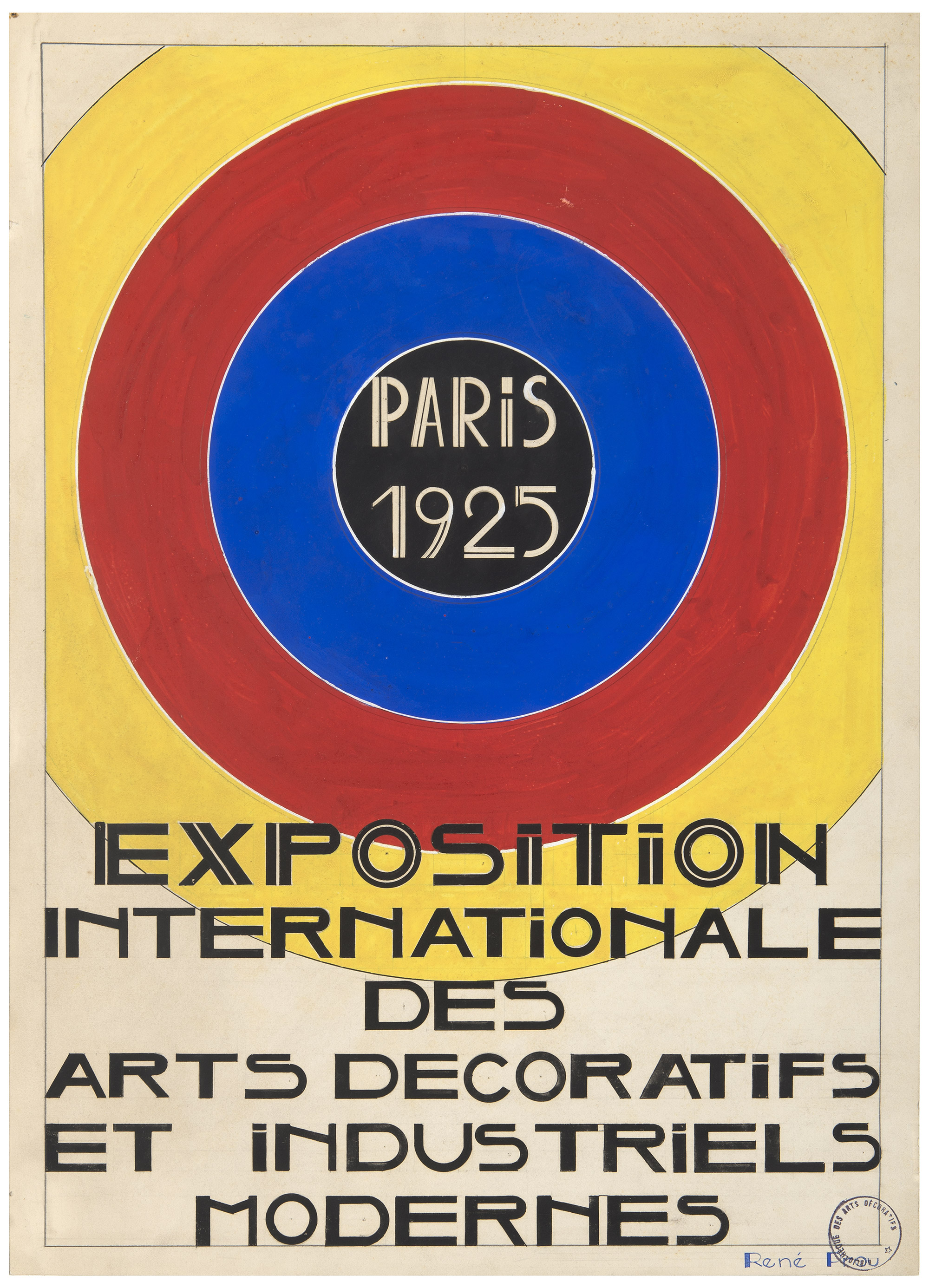 Affiche de l'exposition universelle de 1925