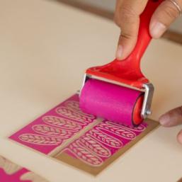 animation Création de tampon façon linogravure