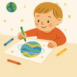 animation Dessiner sa planète