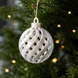 détails sur l'atelier Boules de Noël avec l'imprimante 3D