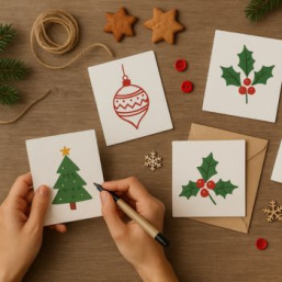 détails sur l'Atelier Carte de Noël
