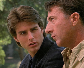 Dustin Hoffman et Tom Cruise dans le film Rain Man