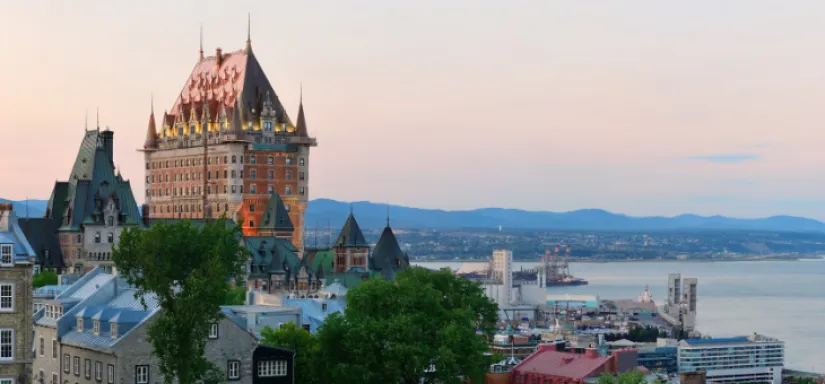 Vue sur Québec